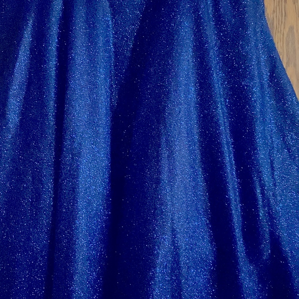 City studio gorgeous sparkly blue dress with pockets size 11 - Picture 3 of 6